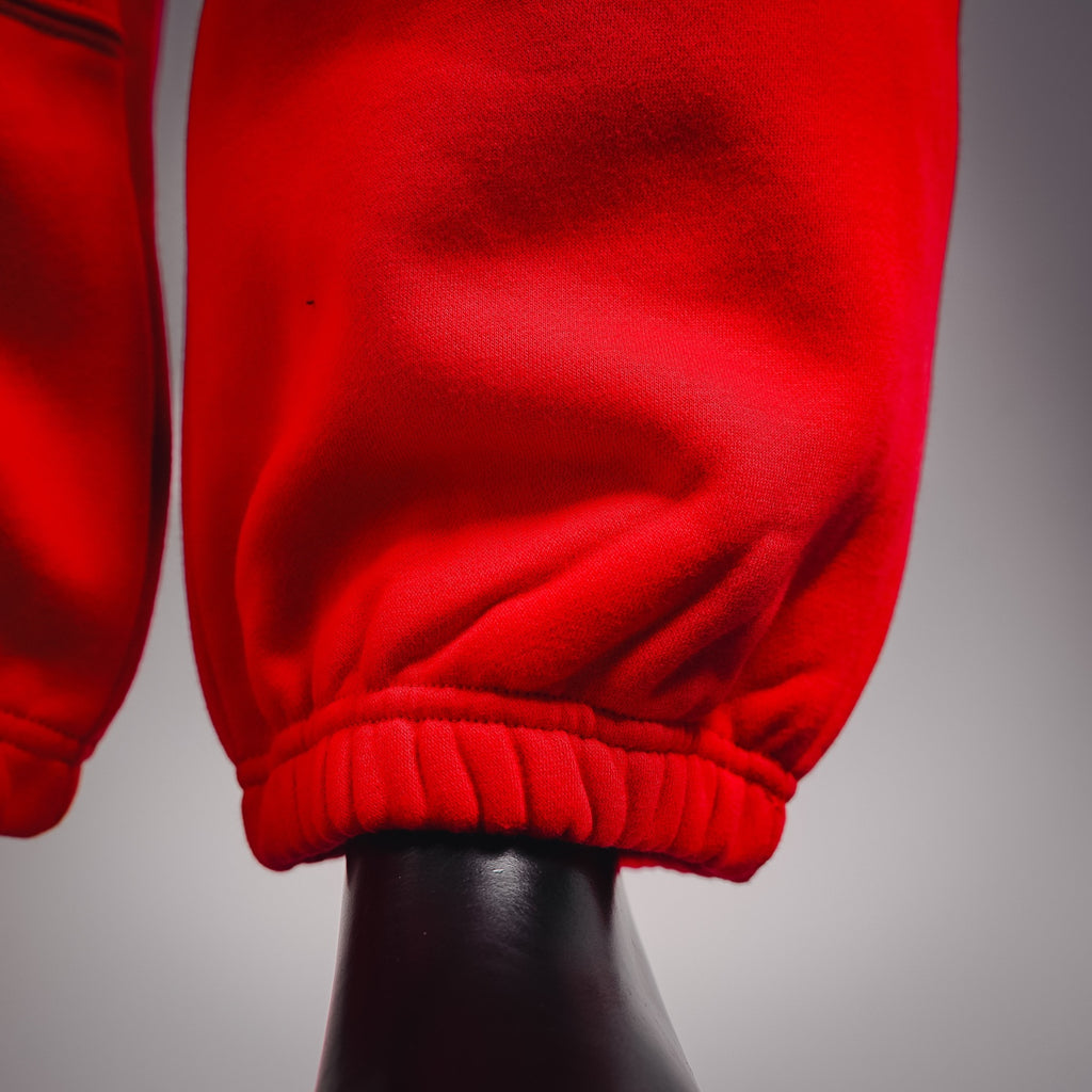 SUPREME X NIKE SWEATPANTS "BRIGHT RED"